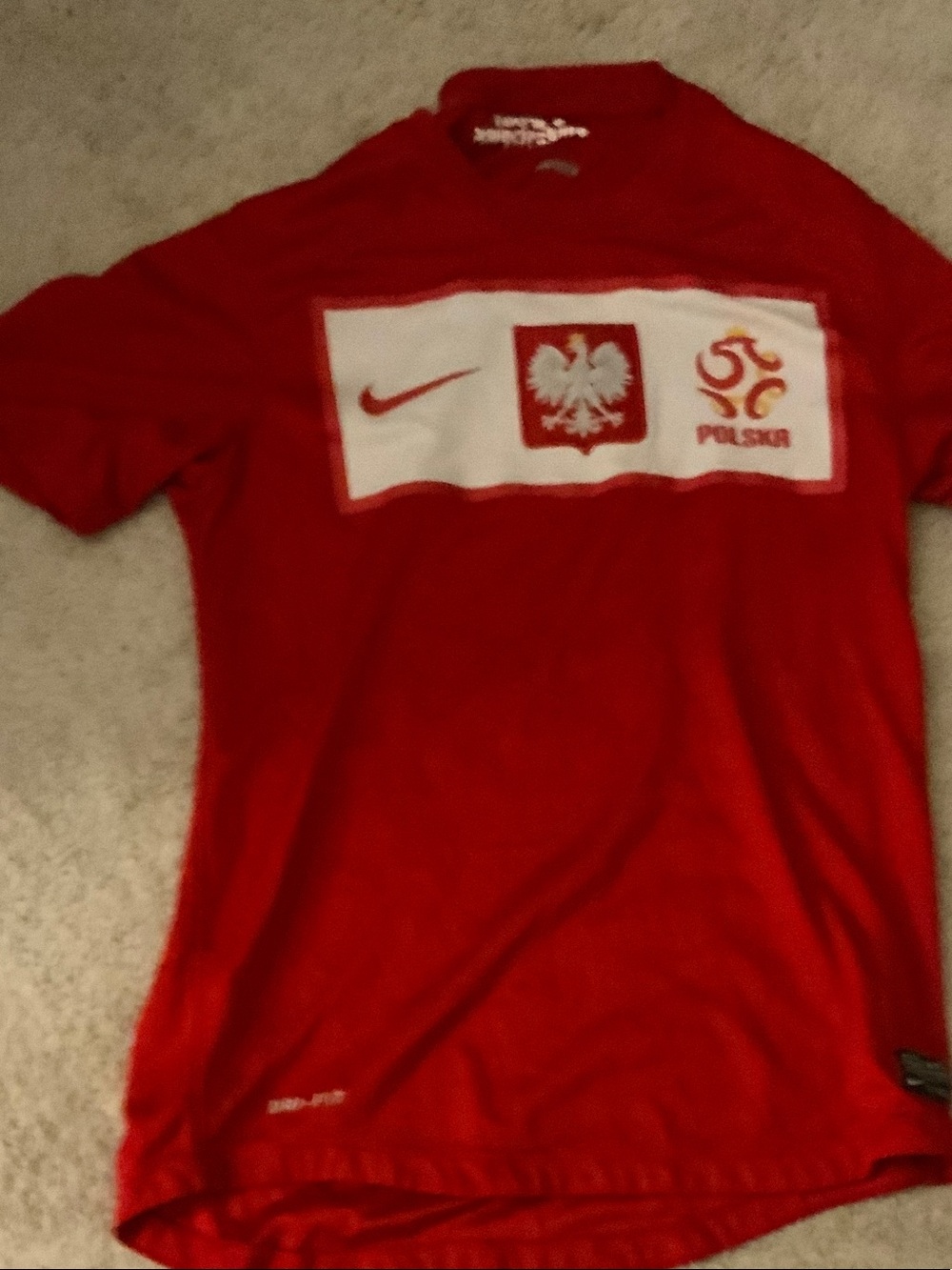 Poland authentic 2012 away kit
